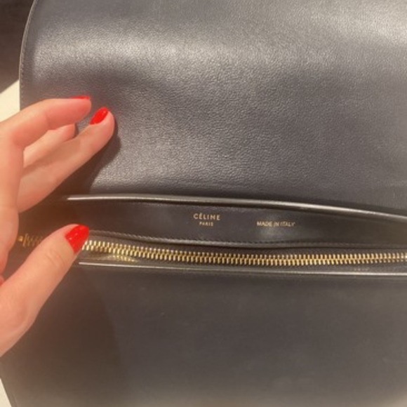 Celine Tapeze Suede and Python Shoulder bag - Picture 8 of 13